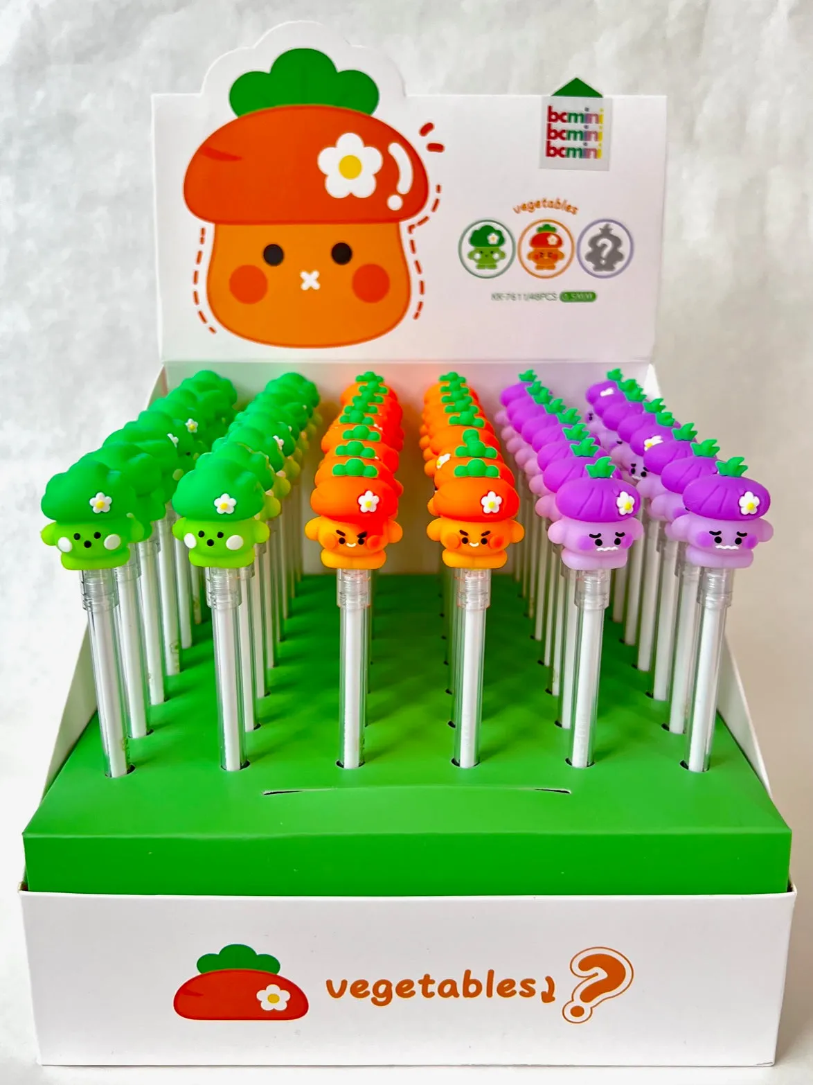 22506 VEGETABLE BUDDY GEL PEN-48