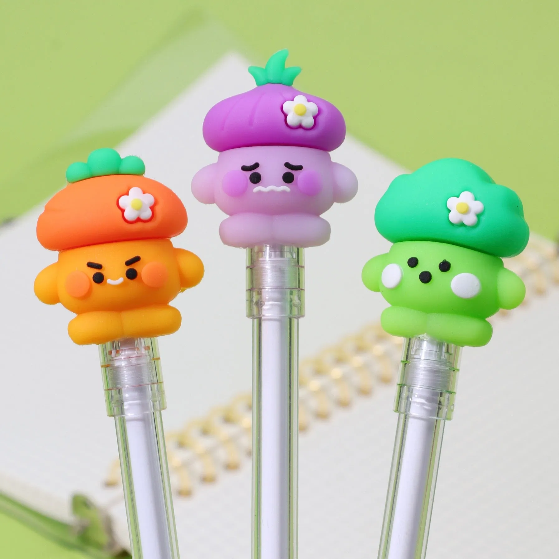 22506 VEGETABLE BUDDY GEL PEN-48