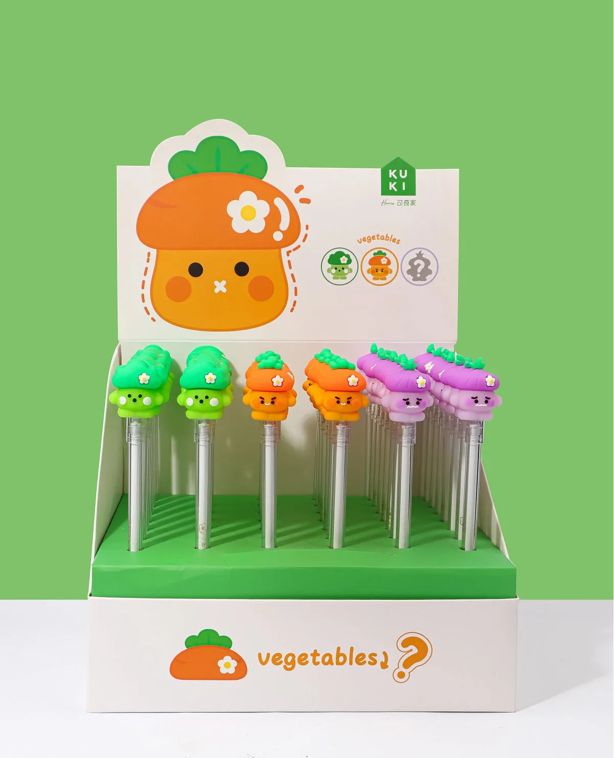 22506 VEGETABLE BUDDY GEL PEN-48