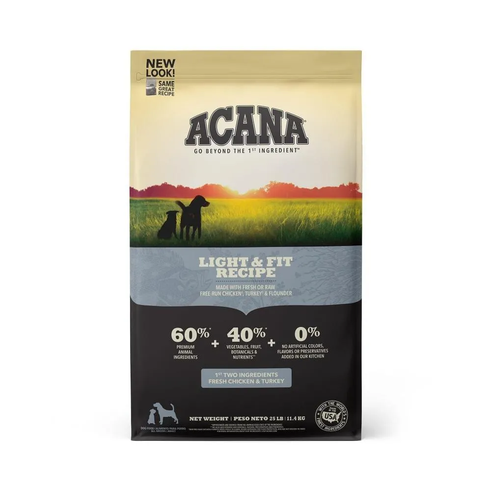 ACANA Light & Fit Formula Grain Free Dry Dog Food