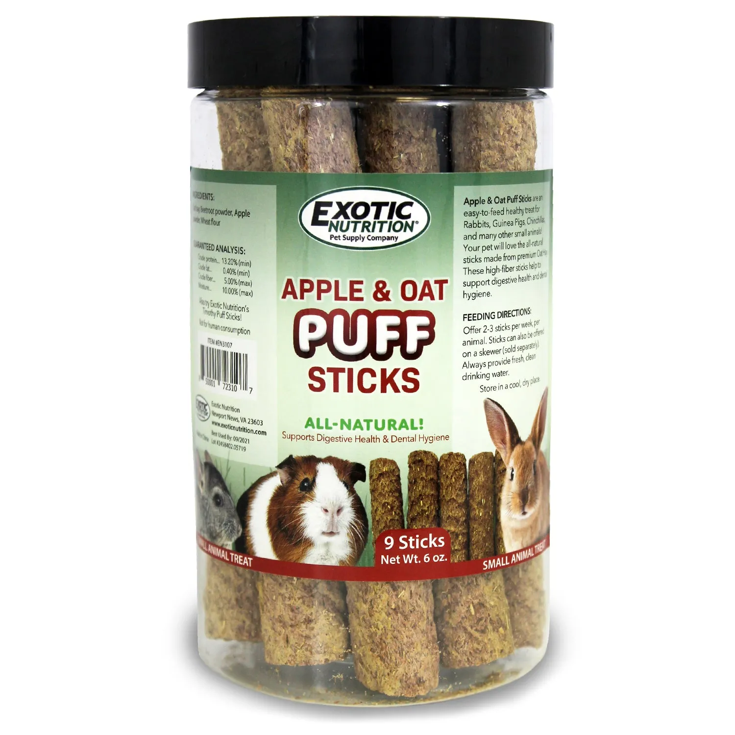 Apple & Oat Puff Sticks