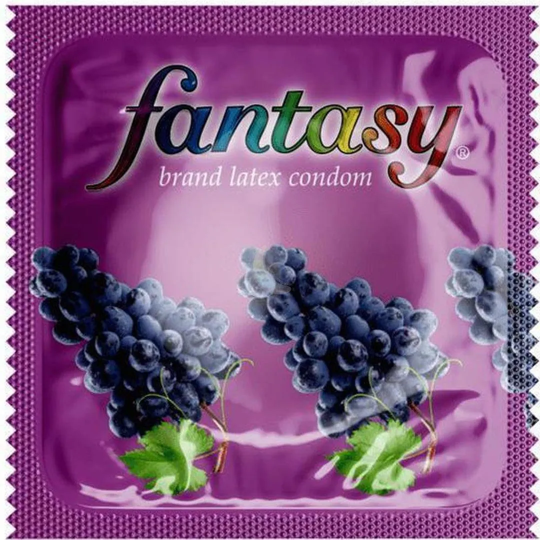 Assorted Flavored Fantasy Condoms 🍇  🍓 🍦