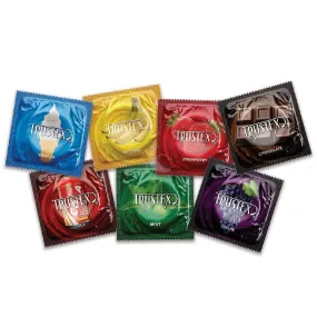 Assorted Flavored Trustex Condoms 🍓 🍌 🍫