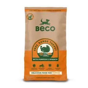 Beco Free Range Turkey With Pumpkin & Spinach Puppy Food