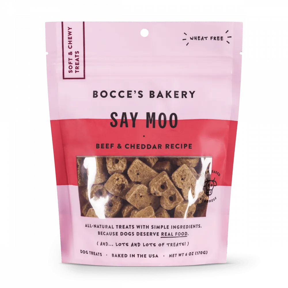 Bocce's Bakery Every Day Say Moooo Soft & Chewy Dog Treats