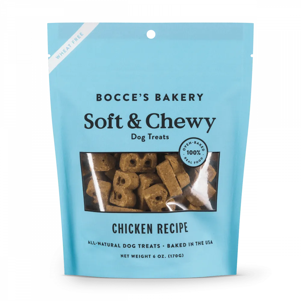 Bocce's Bakery Soft & Chewy Chicken Recipe Dog Treats