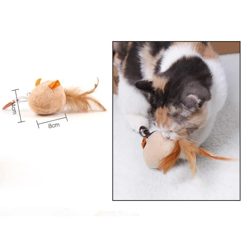 Cutie Catz 7pcs Feather Cat Toy