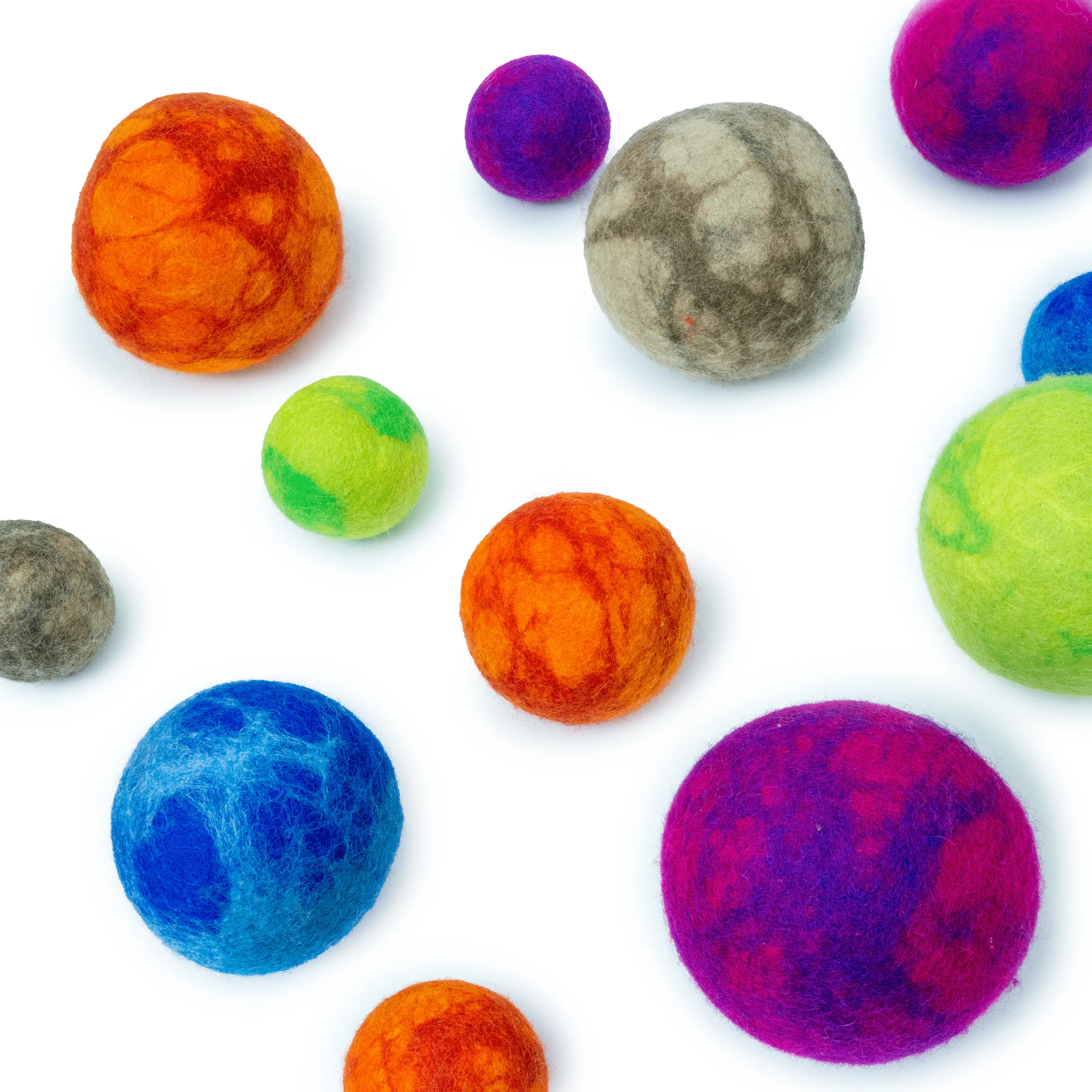 Dog Toy Ball Set of 2 - LAVA