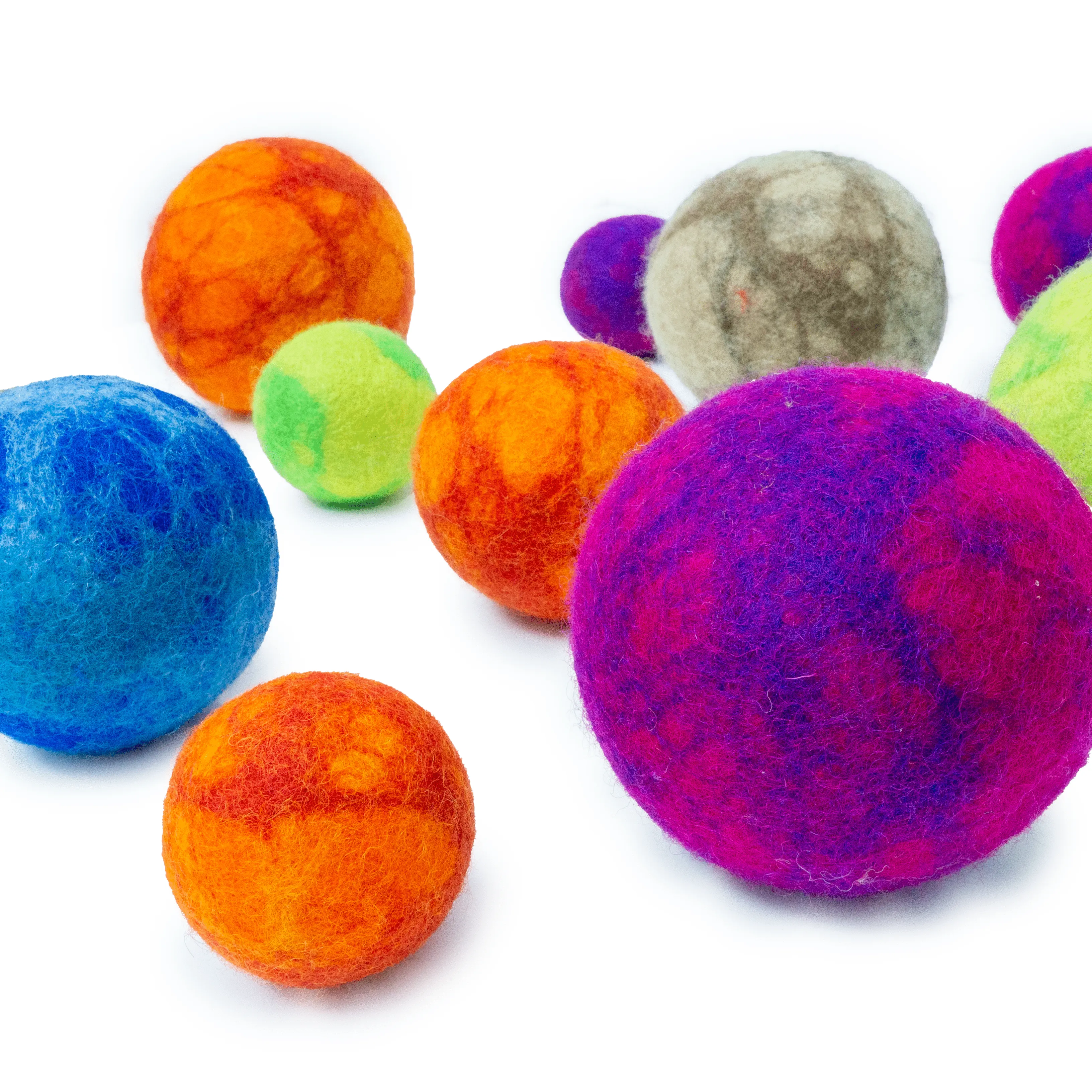 Dog Toy Ball Set of 2 - LAVA