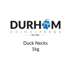 Durham Animal Feeds Frozen Duck Necks (1kg)