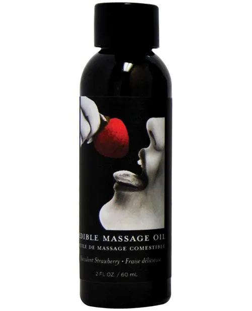 Earthly Body Edible Massage Oil - 2 Oz