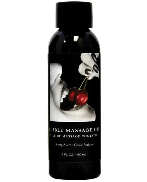 Earthly Body Edible Massage Oil - 2 Oz