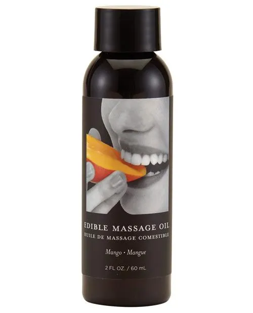 Earthly Body Edible Massage Oil - 2 Oz