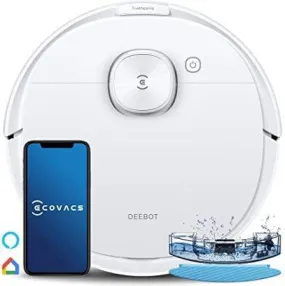 ECOVACS Robot Vacuum Cleaner and Mop DEEBOT N8 , Powerful 2300Pa Suction, Advanced Laser-Based LiDAR Navigation, Multi-Floor Mapping, Up to 110 Minutes Runtime