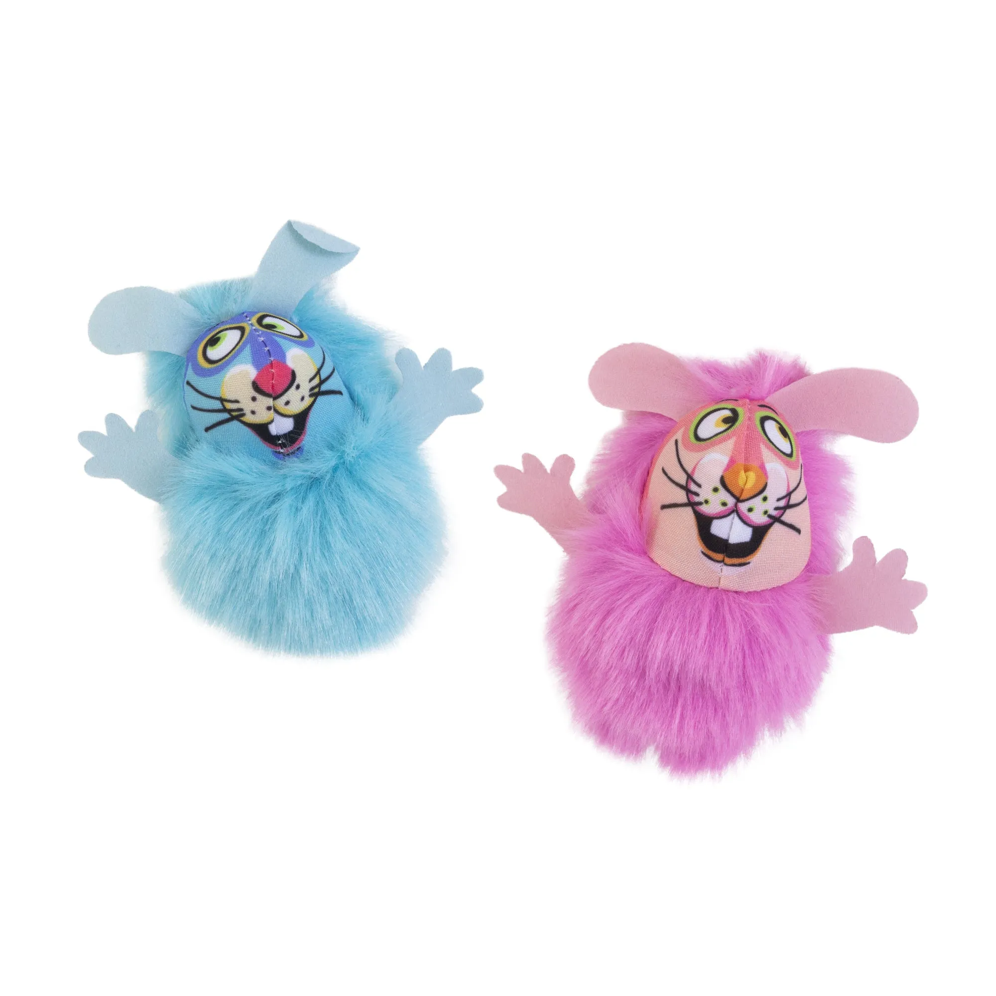 FAT CAT Classic Fluff Bunnies Cat Toy