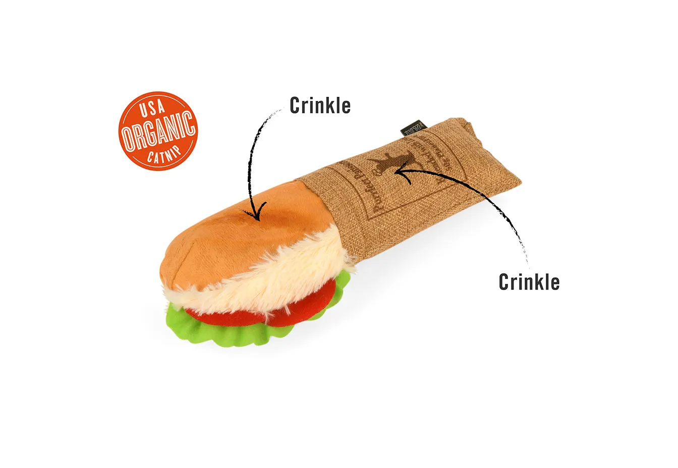 Feline Frenzy Tuna Baguette Kicker Toy