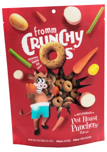 Fromm Crunchy O's Pot Roast Punchers Dog Treats