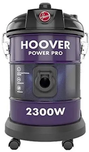 Hoover Power Pro Tank Vac Vacuum Cleaner 2300W Purple, 22L, HT85-T3-ME