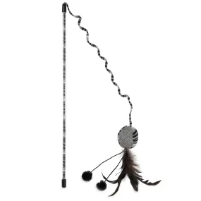 JW Feather Ball Cat Wand