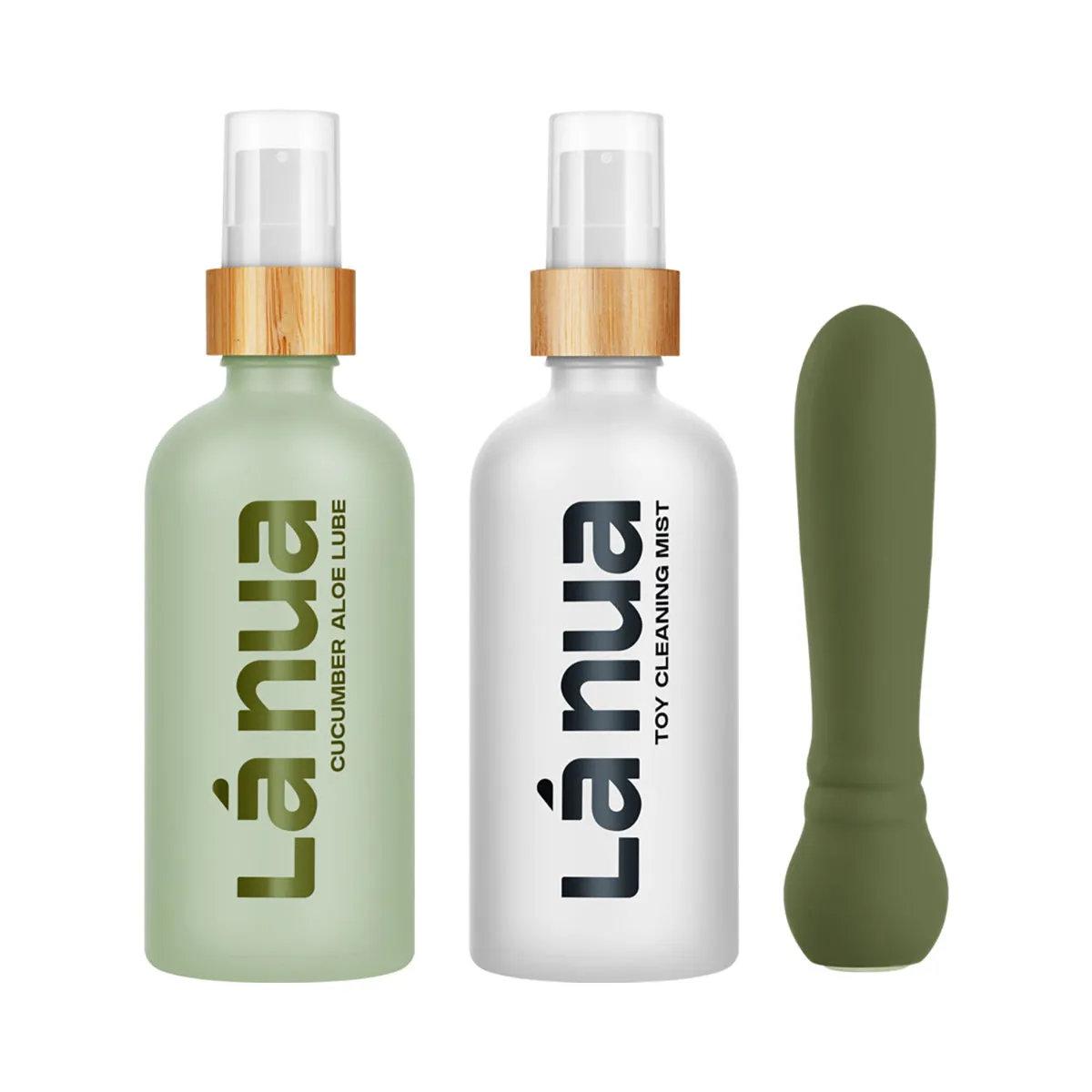 La Nua Gift Bag 5 Ultra Bullet   100Ml Mist Toy Cleaner   100Ml Cucumber Aloe Lube