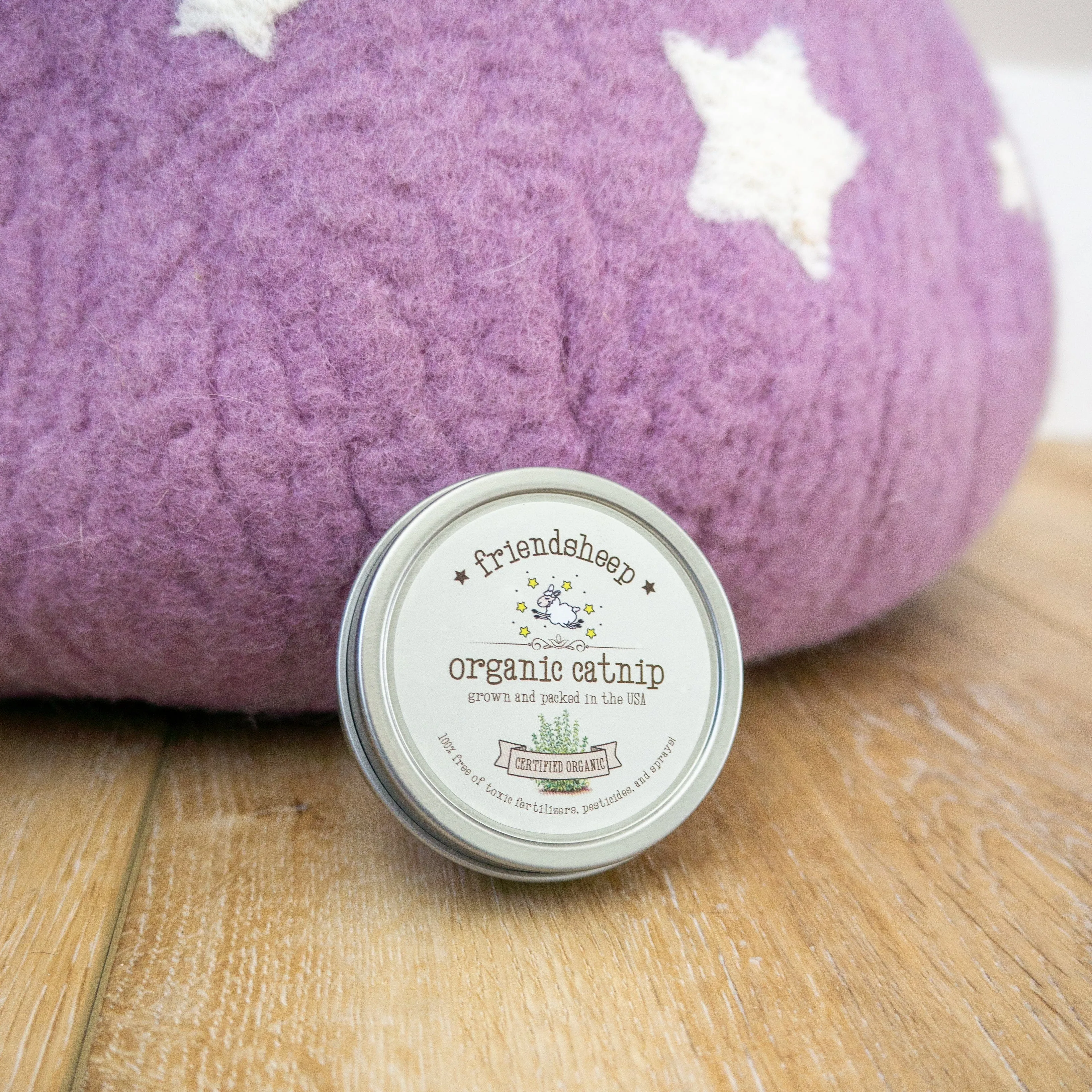 Lavender Midnight Stars Eco Kitty Cave