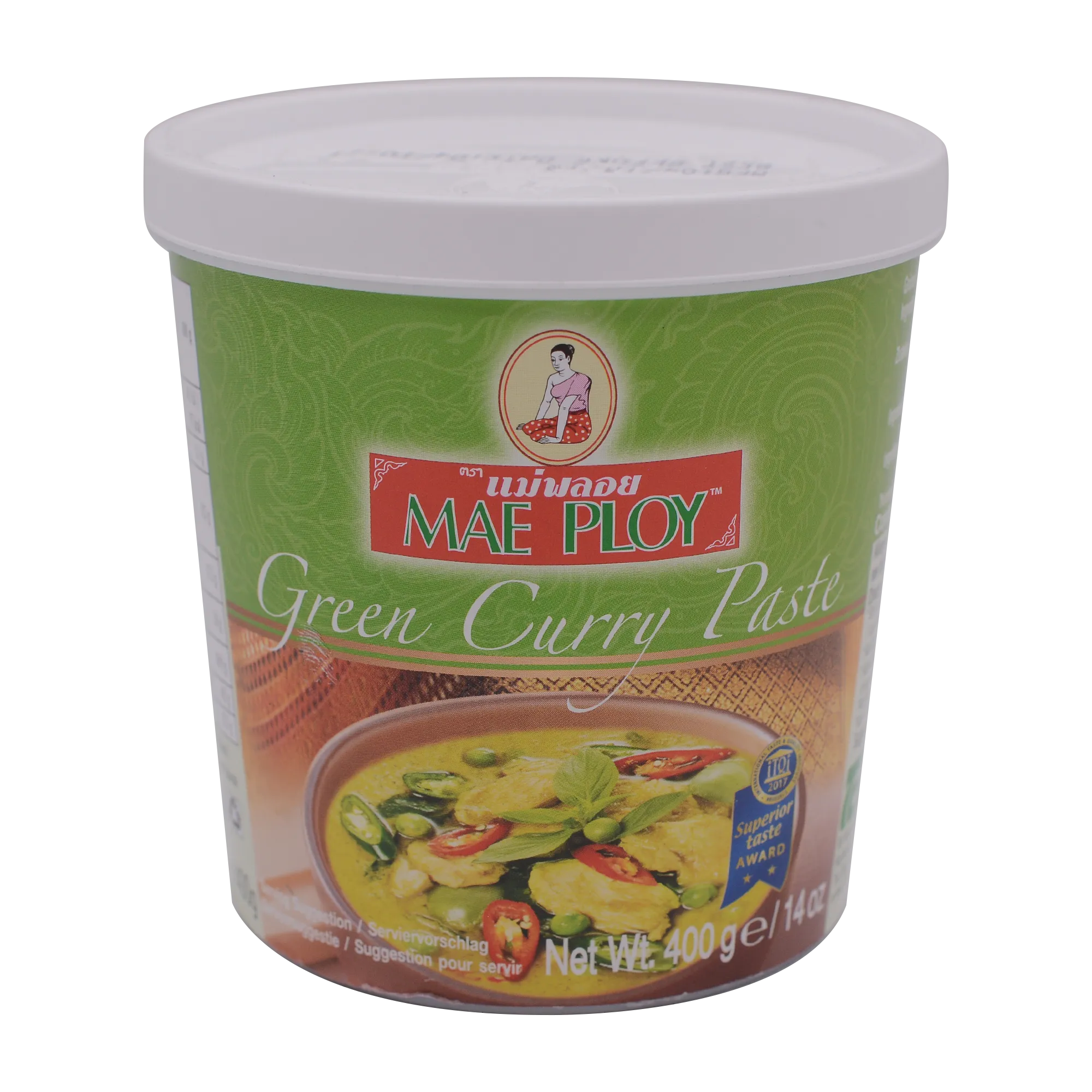 Mae Ploy Thai Green Curry Paste 400g