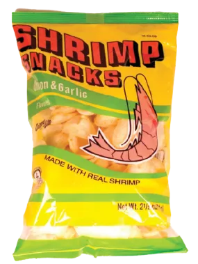 Marco Polo ‘Onoon & Gar- lic’ Shrimp Snacks