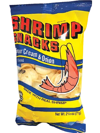 Marco Polo ‘Sour Cream & Onion’ Shrimp Snacks