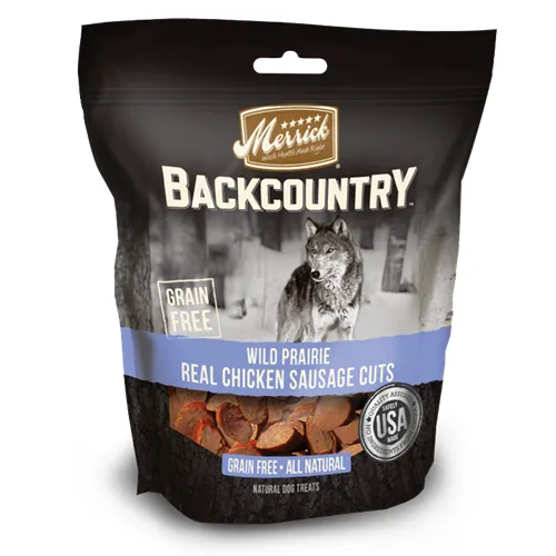 Merrick Backcountry Wild Prairie Real Chicken Sausage Cuts