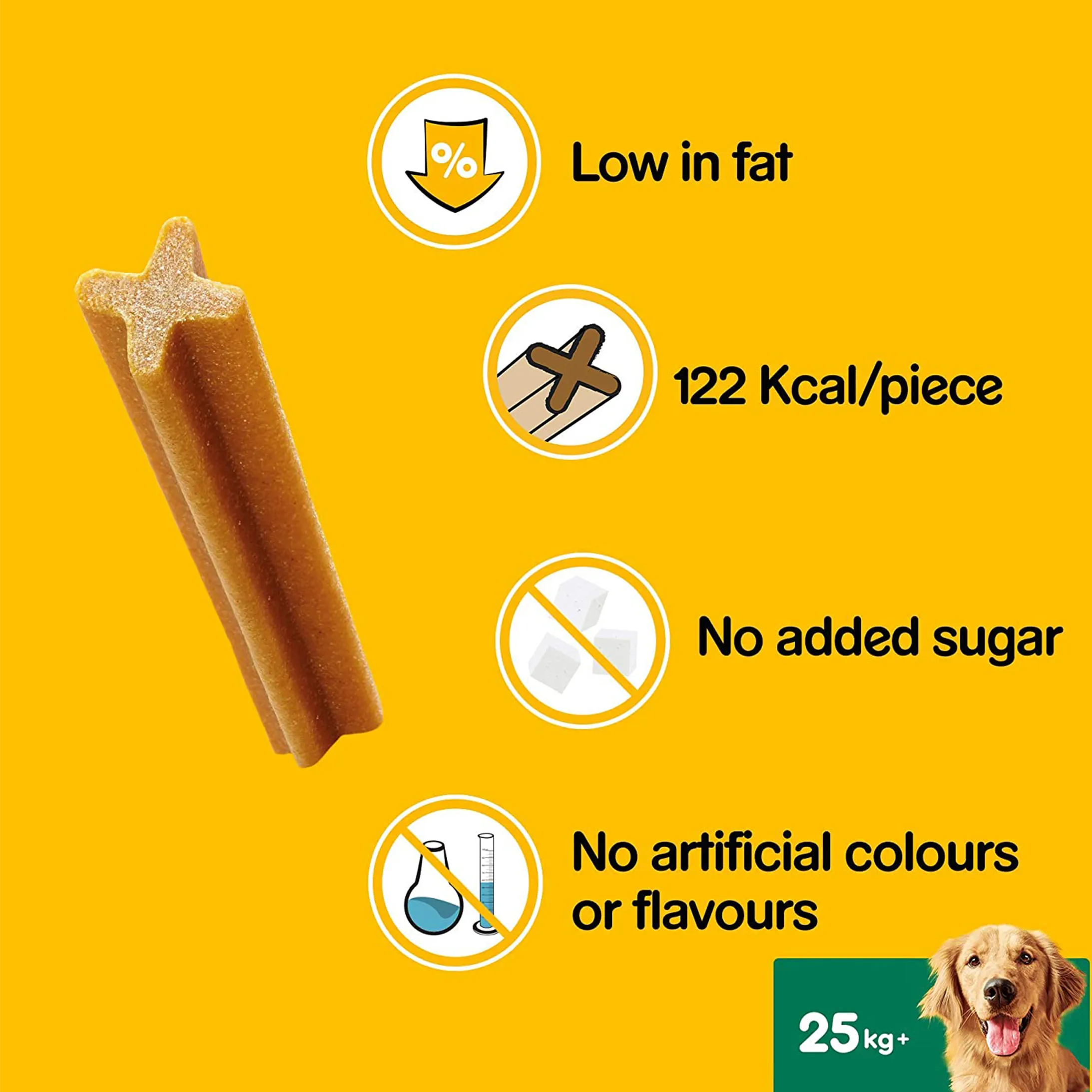 Pedigree Dentastix - Daily Oral Care - 7 Sticks - Large 25 kg