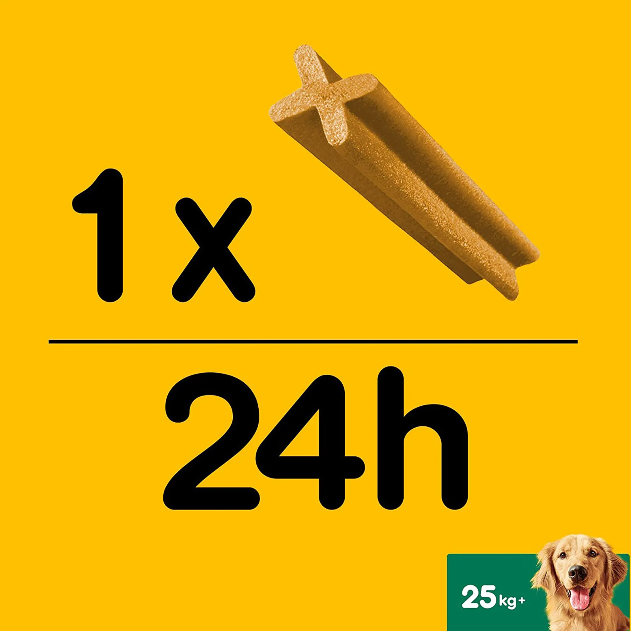 Pedigree Dentastix - Daily Oral Care - 7 Sticks - Large 25 kg