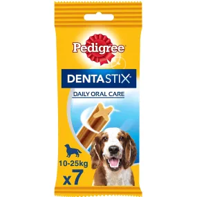 Pedigree Dentastix - Daily Oral Care - 7 Sticks - Medium 10-25kg