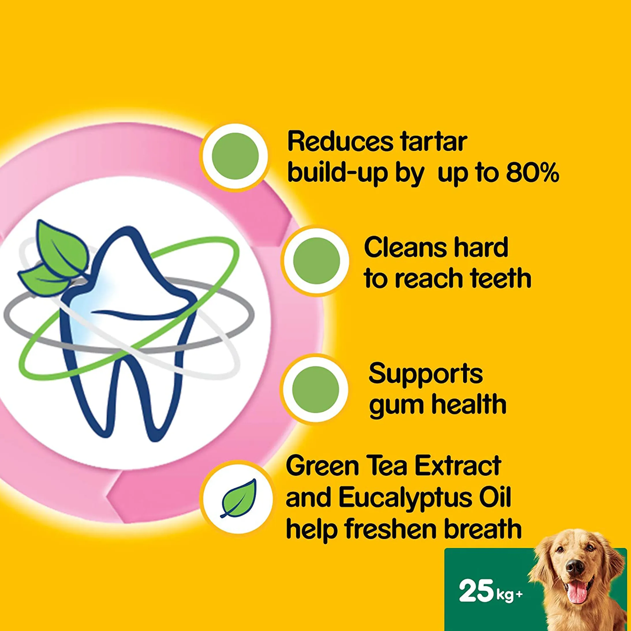 Pedigree Dentastix Fresh - Daily Dental Care Chews Small Dog 25 kg - 7 Sticks