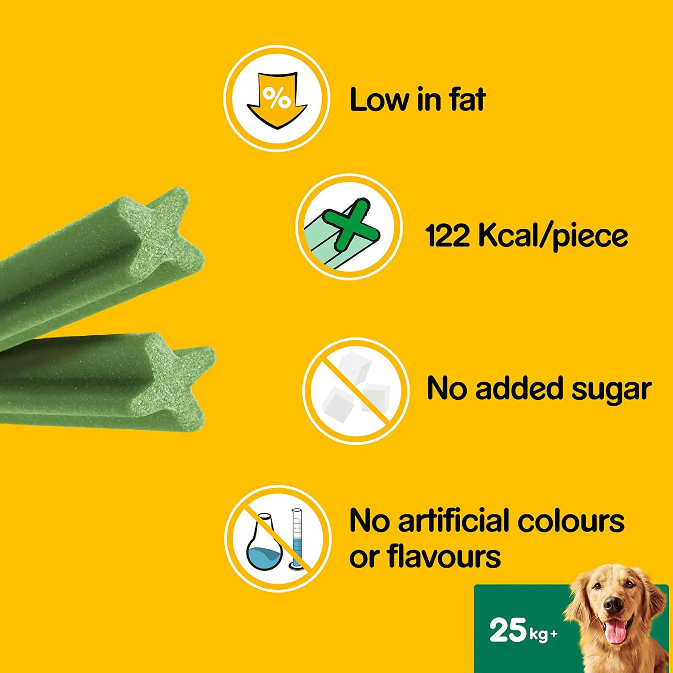 Pedigree Dentastix Fresh - Daily Dental Care Chews Small Dog 25 kg - 7 Sticks