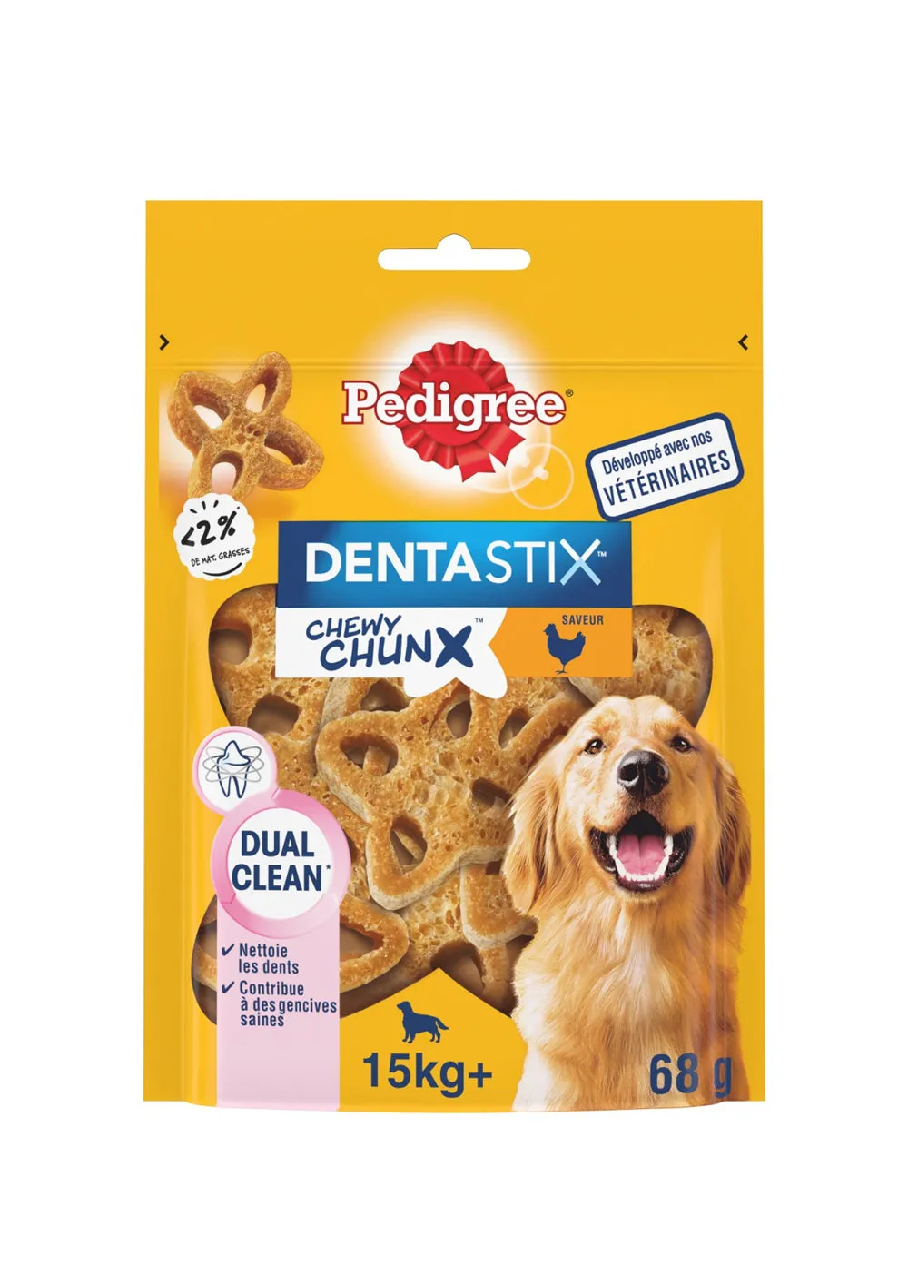 Pedigree Dog Treat With Chicken From 15kg  68g