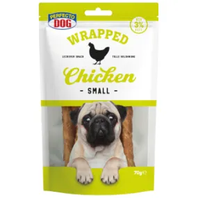 Perfecto Dog Wrapped Chicken Sticks Small 70g