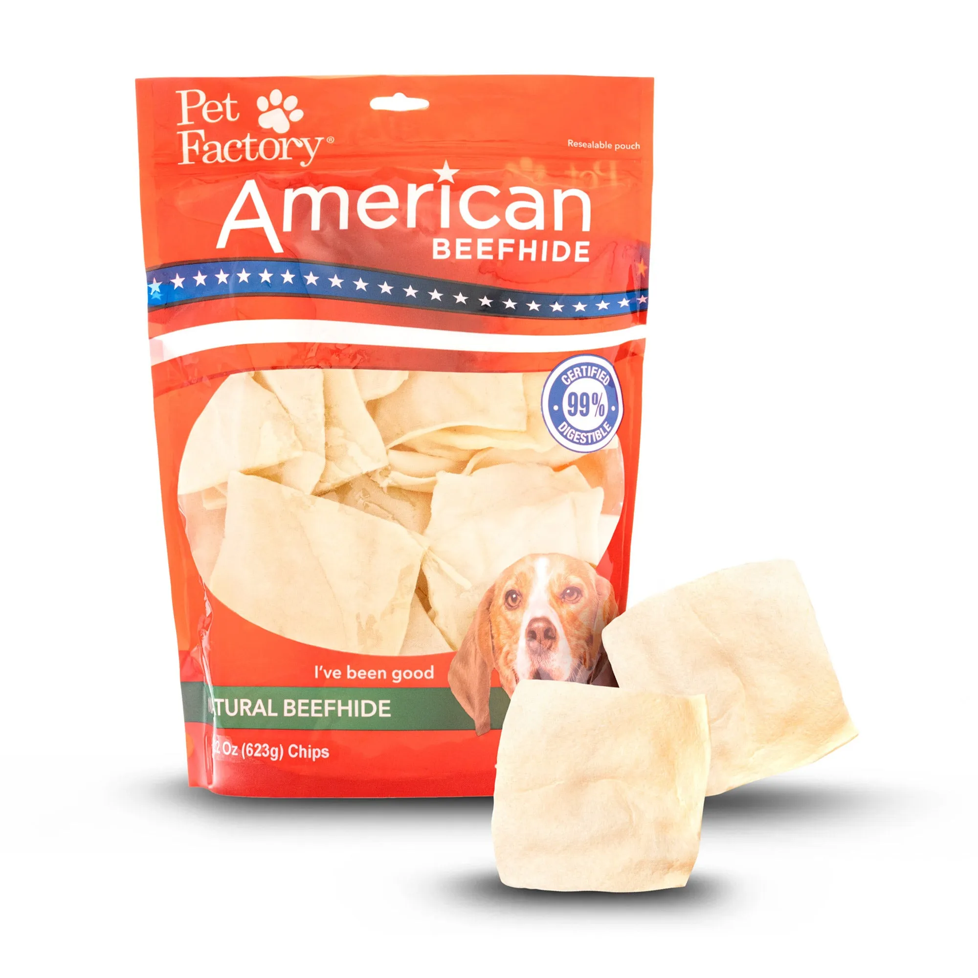 Pet Factory - American Beefhide 5" Chips Flavored Dog Treats