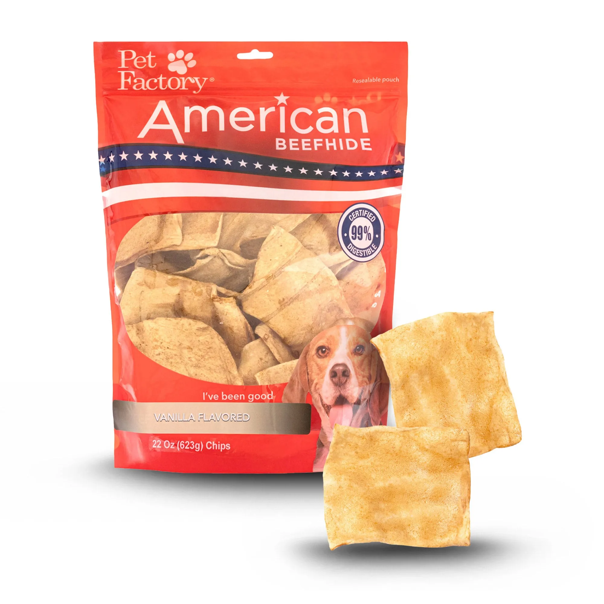 Pet Factory - American Beefhide 5" Chips Flavored Dog Treats