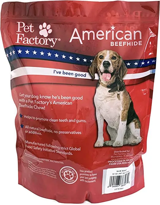 Pet Factory - American Beefhide 5" Chips Flavored Dog Treats