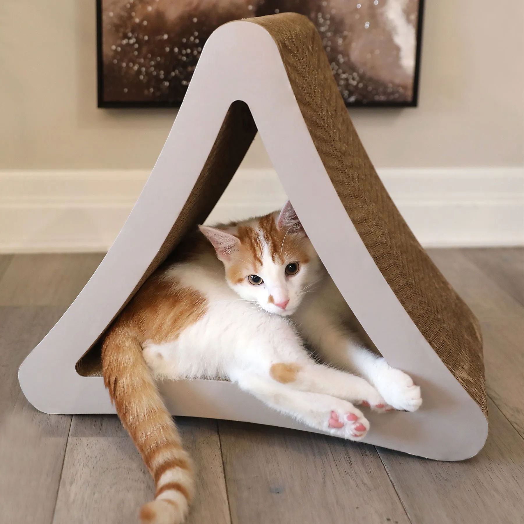 PetFusion 3-Sided Vertical Cat Scratching Post