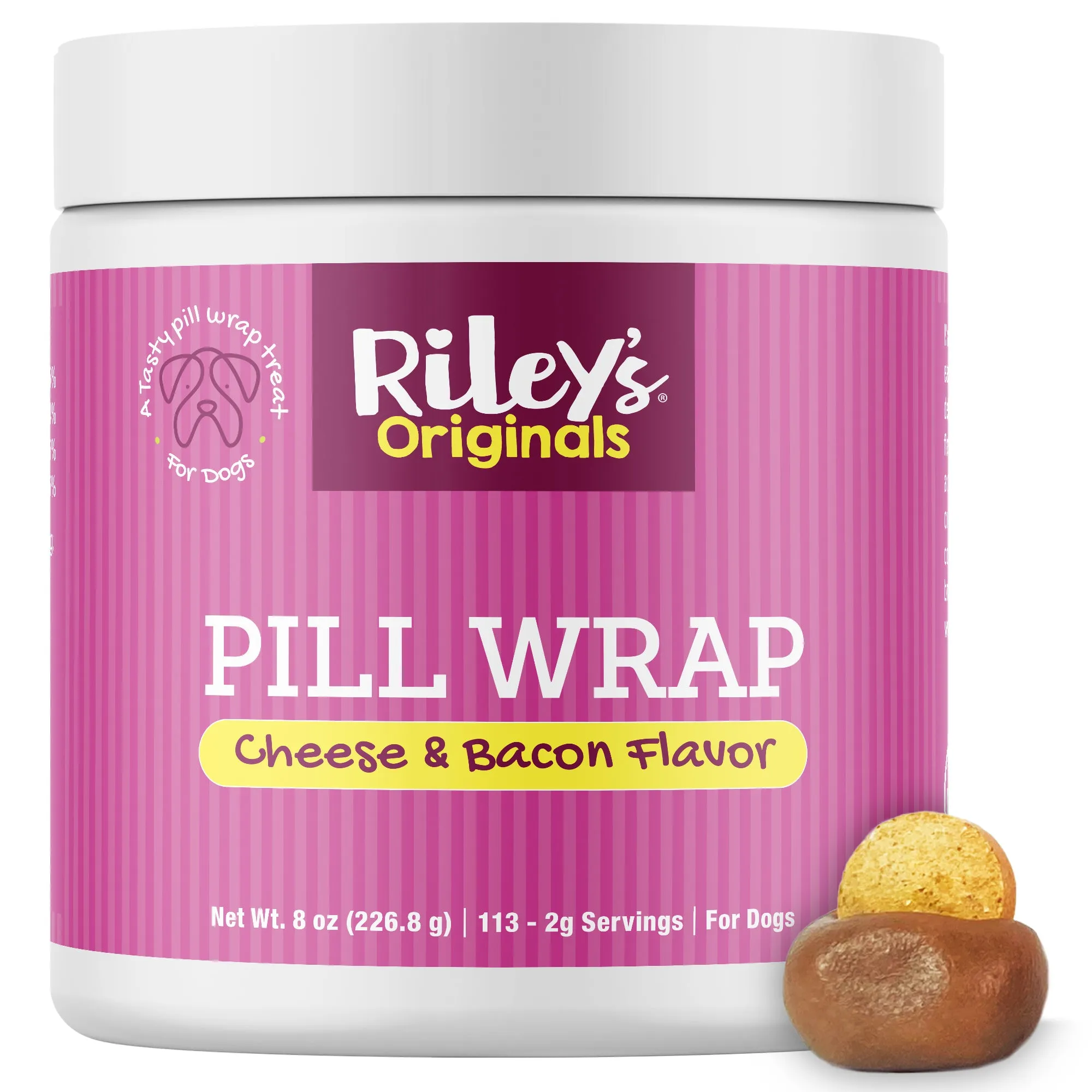 Riley's Originals Pill Paste Cheese/Bacon (8oz)