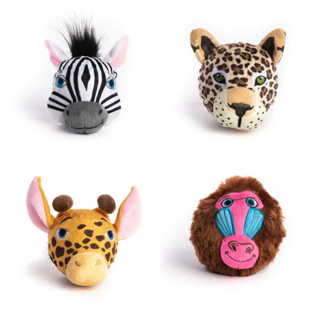 Safari Faballs Plush Dog Toys