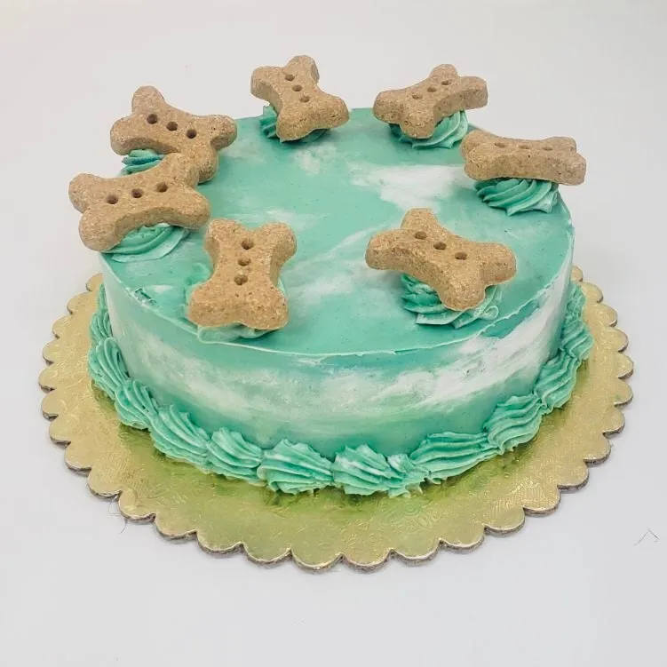 Single Layer Dog Cake