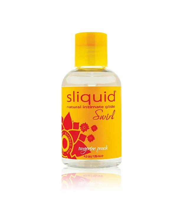 Sliquid Naturals Swirl Flavored Lube in Tangerine Peach