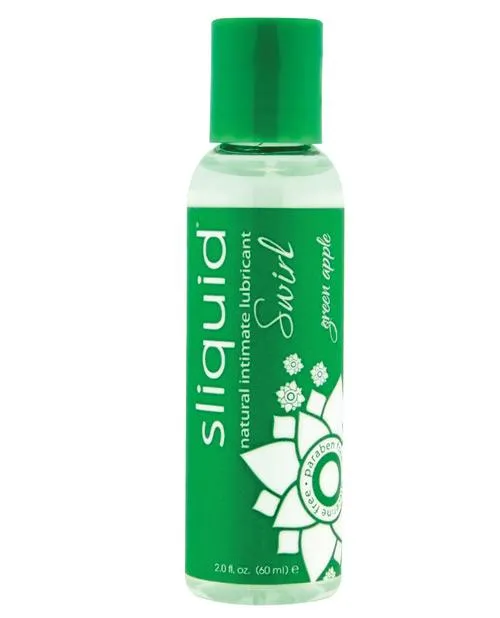 Sliquid Swirl Flavored Natural Lubricant - 2 Oz