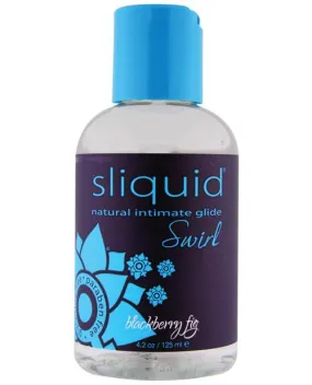 Sliquid Swirl Flavored Natural Lubricant - 4.2 Oz