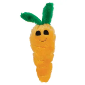 Zoobilee Carrot Plush Dog Toy